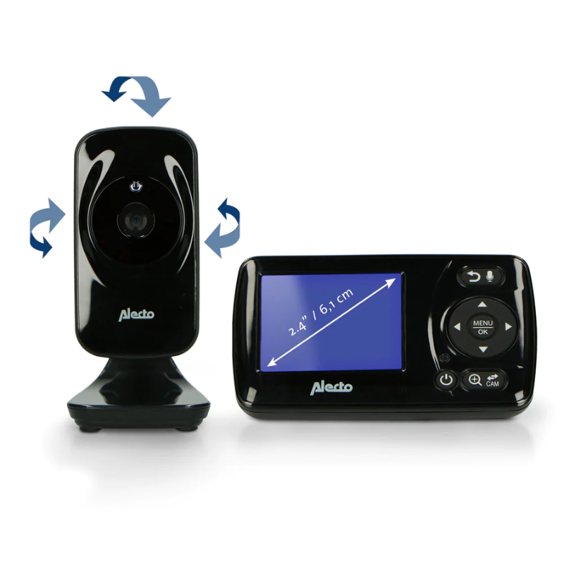 Alecto DVM-71 Babyfoon met camera en 2.4" Kleurenscherm