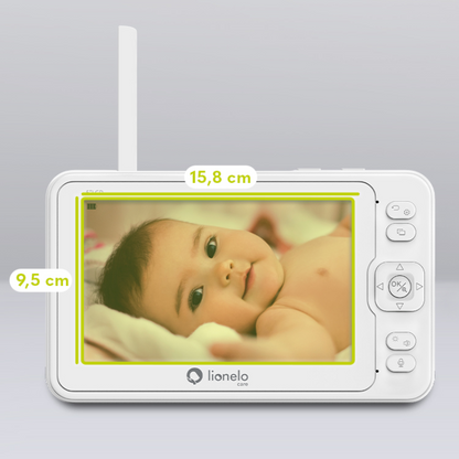 Lionelo Babyline 8.3 Babyfoon met 360° camera en 5" scherm