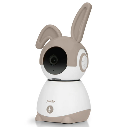 Alecto SMARTBABY10BE Wifi Babyfoon met Camera Wit/Taupe