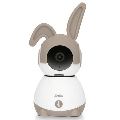 Alecto SMARTBABY10BE Wifi Babyfoon met Camera Wit/Taupe