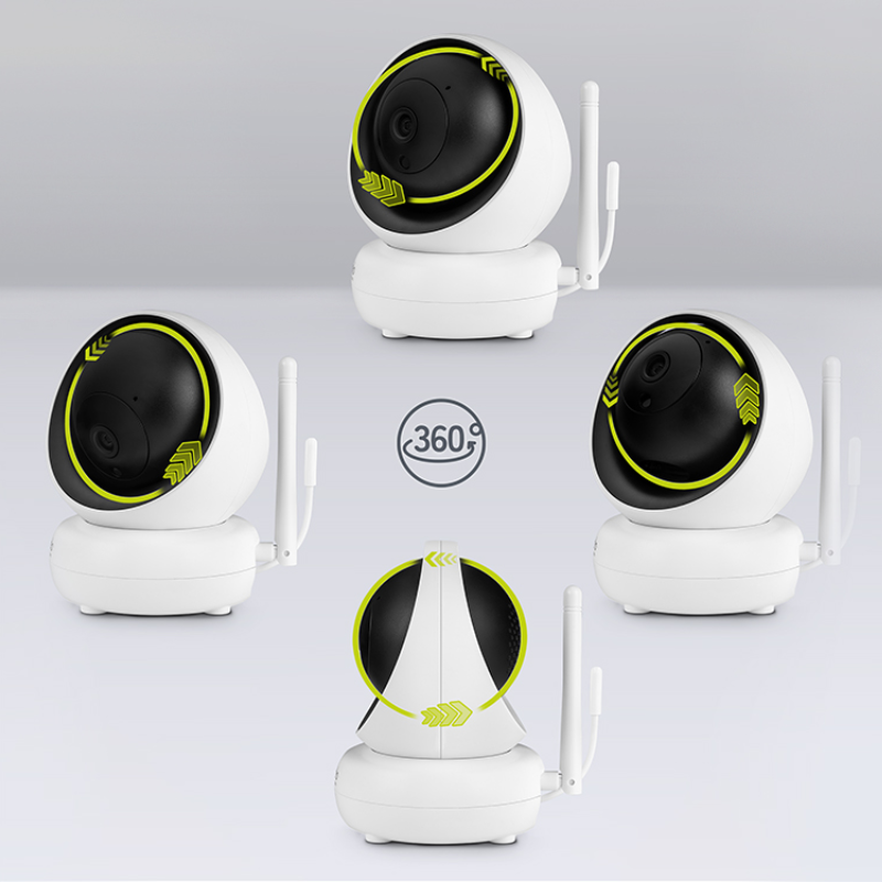 Lionelo Babyline 8.3 Babyfoon met 360° camera en 5" scherm