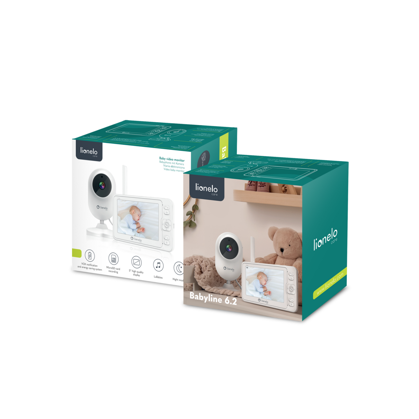 Lionelo Babyline 6.2 Babyfoon met camera en 5" scherm